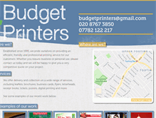 Tablet Screenshot of budget-printers.co.uk